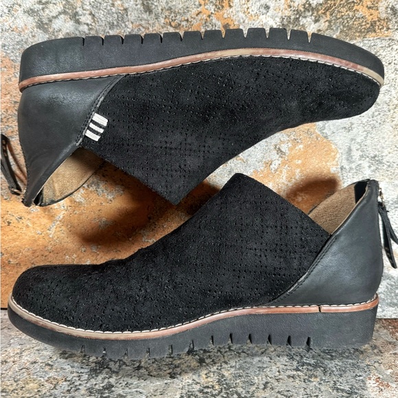 DR SCHOLLS Shoes Womens Size 6 Black Insane Shootie Comfort Ankle Zip Up Booties - Picture 5 of 11